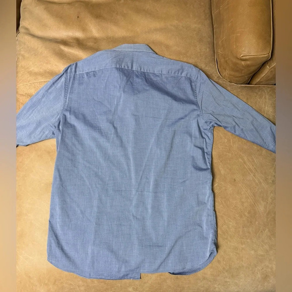 John Varvatos USA Button Down Blue Long Sleeve Shirt Men’s Size 15.5 34/35 - Picture 7 of 7